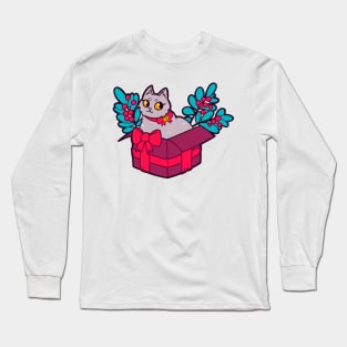 Christmas cat Long Sleeve T-Shirt